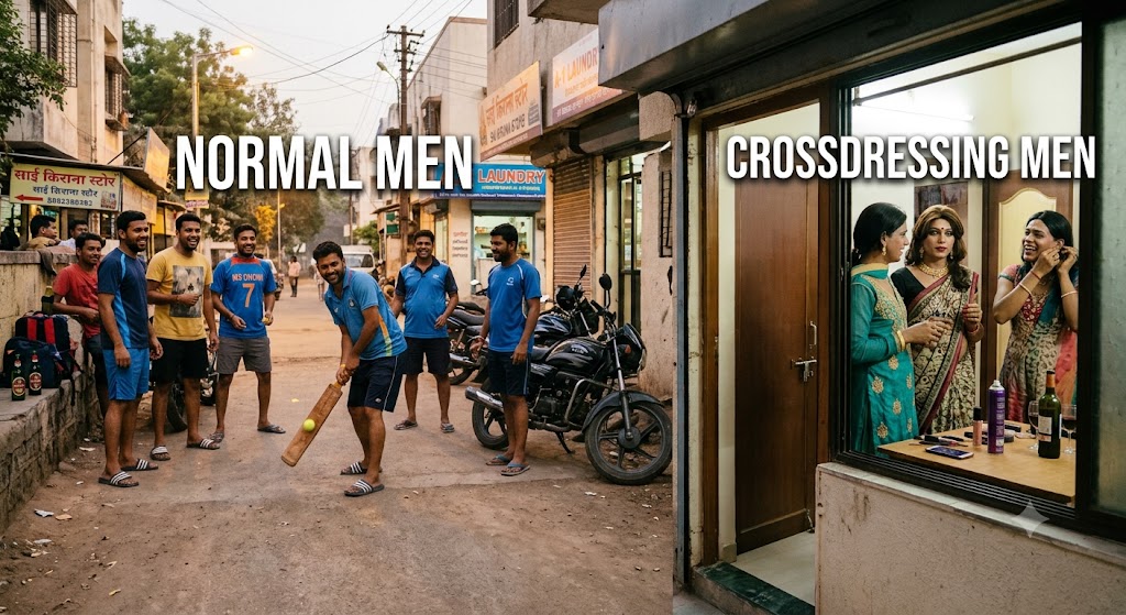 Normal Men Vs Crossdressing Men on Weekends