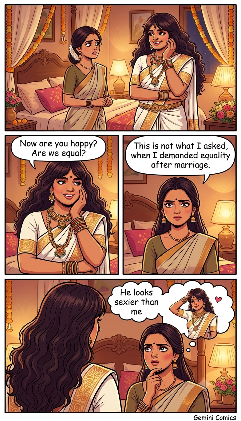 Equality after wedding