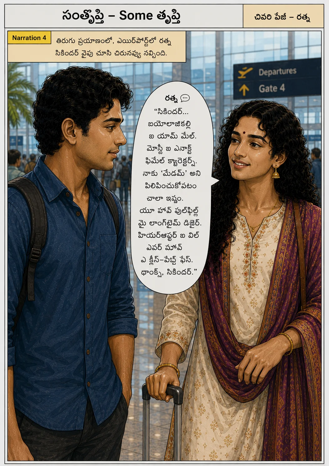 సంతృప్తి - SOME తృప్తి (2 వ మరియు చివరి  భాగం) IN A JOURNEY - Slide 4